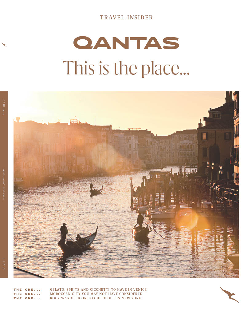 Qantas magazine cover, April 2023