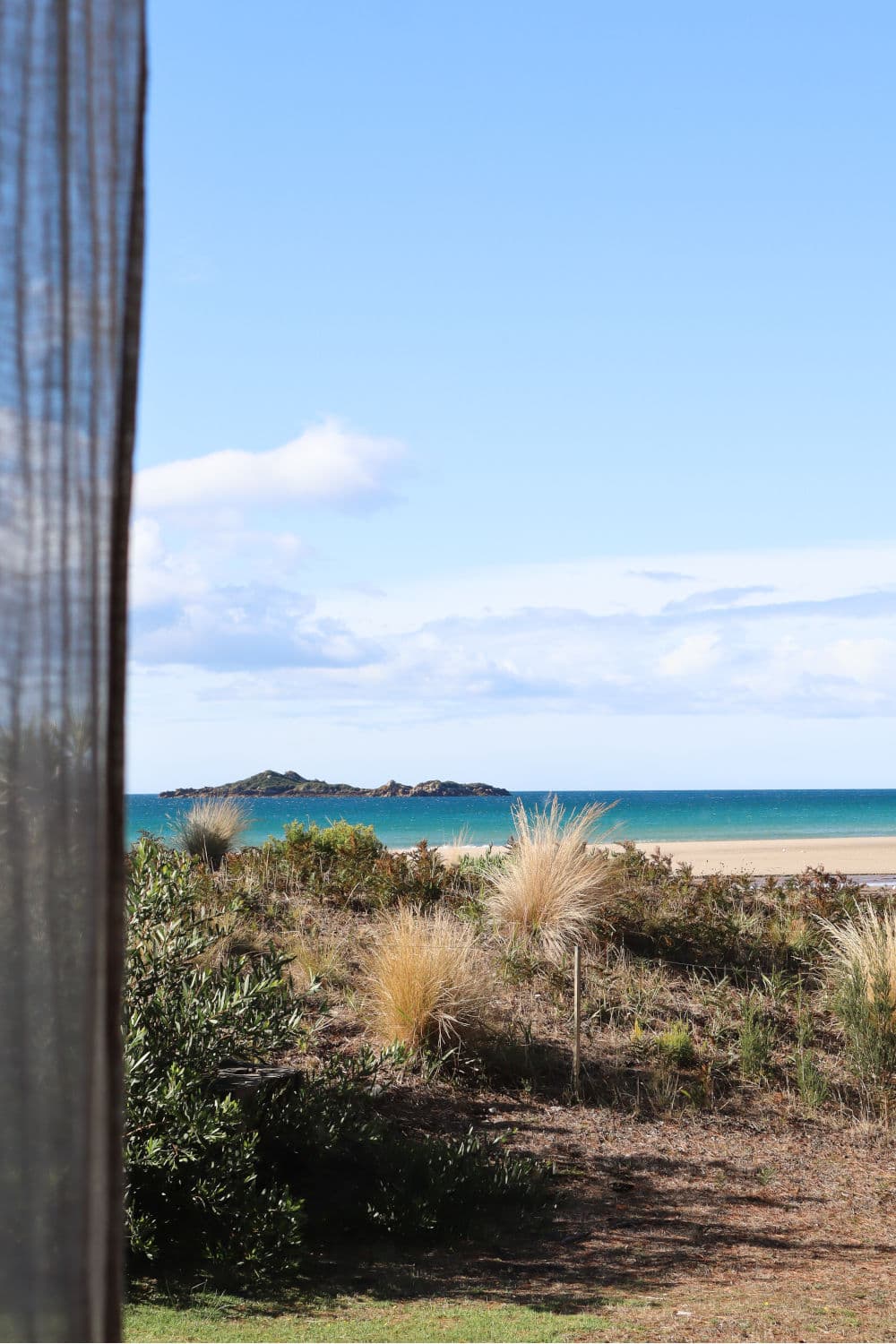 View of Sisters Beach and Sisters Island from the house